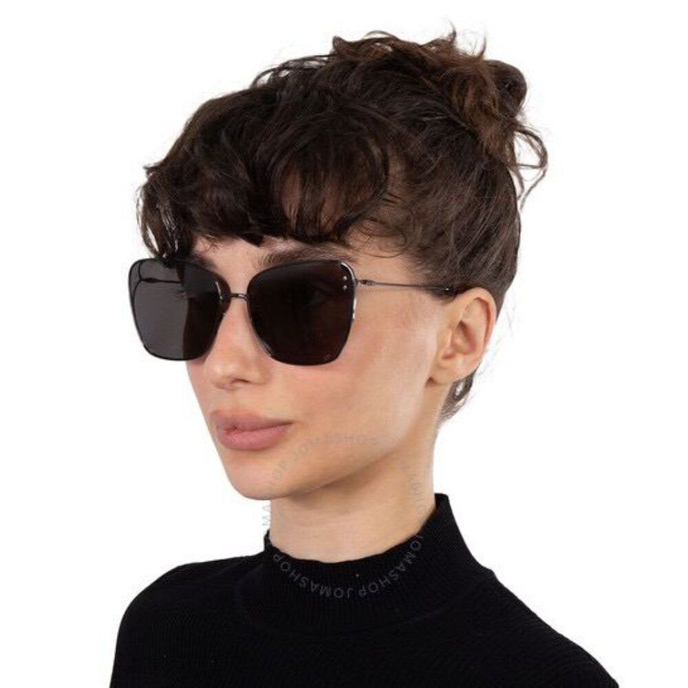 Dior Women Sunglasses Gunmetal Grey Butterfly MISSDIOR B2U CD40095U 08A H4A0 NEW